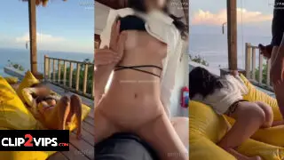 คลิปหลุด khunmheenew มาเย็ดเสียวรีสอร์ท ริมทะเล เย็ดท่าหมาโครตเด็ด แล้วมาขึ้นขย่มเย็ด